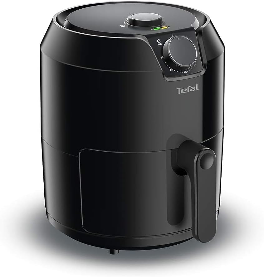 Tefal Easy Fry Classic XL Heißluftfritteuse, 1500 Watt, 4,2 Liter Kapazität, regelbarer Thermostat, Timer, ohne Fett/Öl, Hot Air Fryer für bis zu 6 Portionen, schwarz, EY2018 Easy Fry Classic