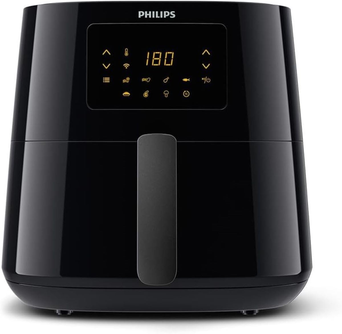 Philips Airfryer XL Essential, Heißluftfritteuse, 2000 W, 1200 g Kapazität, digitales Display, Wifi Connected, schwarz (HD9280/90)
