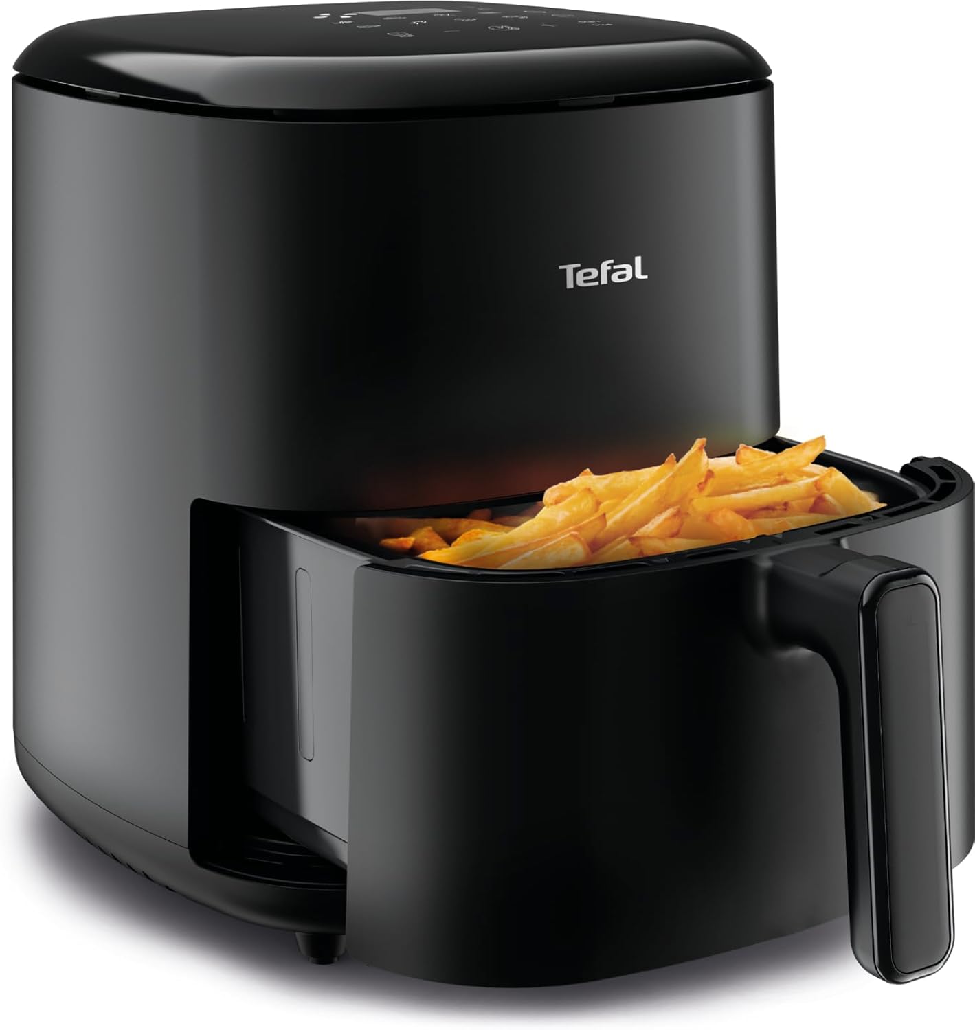 Tefal Easy Fry Max 5L Heißluftfritteuse, 10 automatische Garprogramme, digitaler Touchscreen, zeit-/energiesparend, Antihaftbeschichtung, schwarz, EY2458